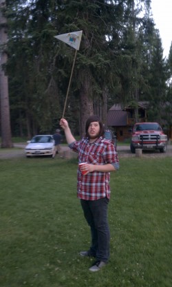 Jared w/ flag